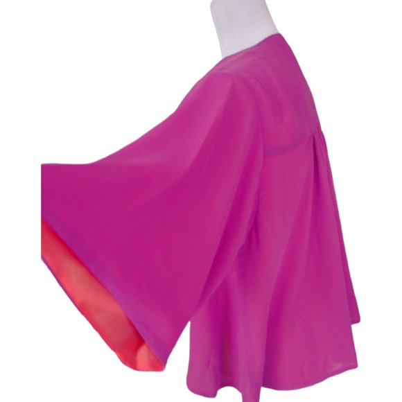 Forever21 Colorblock Dolman Sleeve Top - Size Medium - Picture 3 of 4